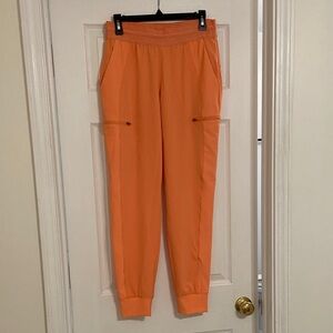 Coral Orange Infinity Jogger Pants